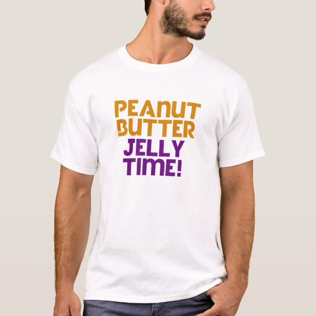 Jelly Time för peanut Butter Tee Shirt (Framsida)
