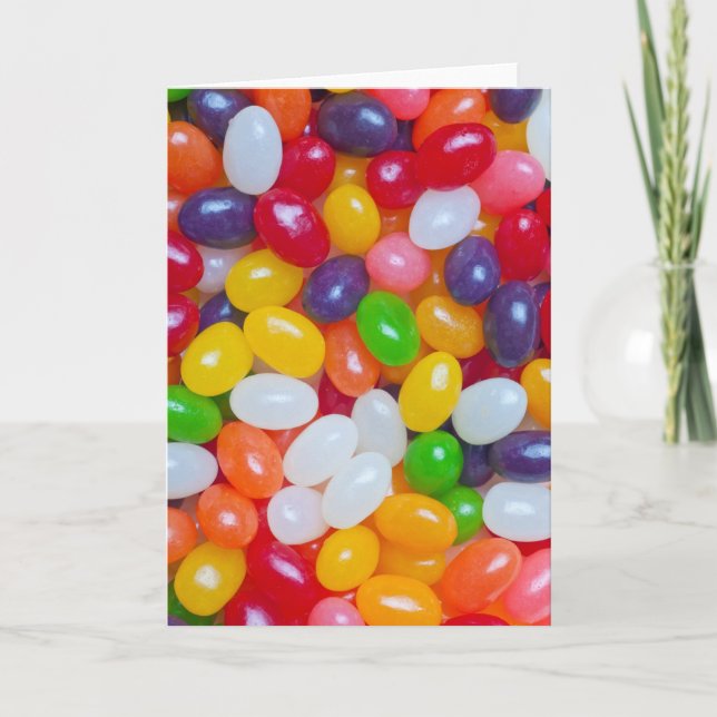 Jellyabönsmall - Påsk Jellybeans Helgkort (Framsida)