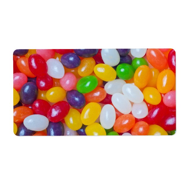 Jellybeans Background - Påsk Jelly Beans Fraktsedel (Framsidan)