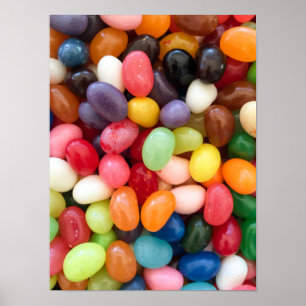 Jellybeans Påsk Jellybai Background Jelly Beans Poster