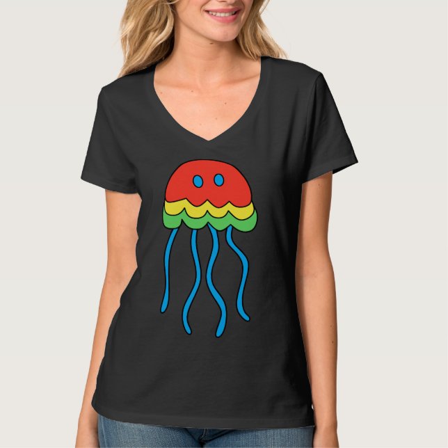 Jellyfish 822 t shirt (Framsida)