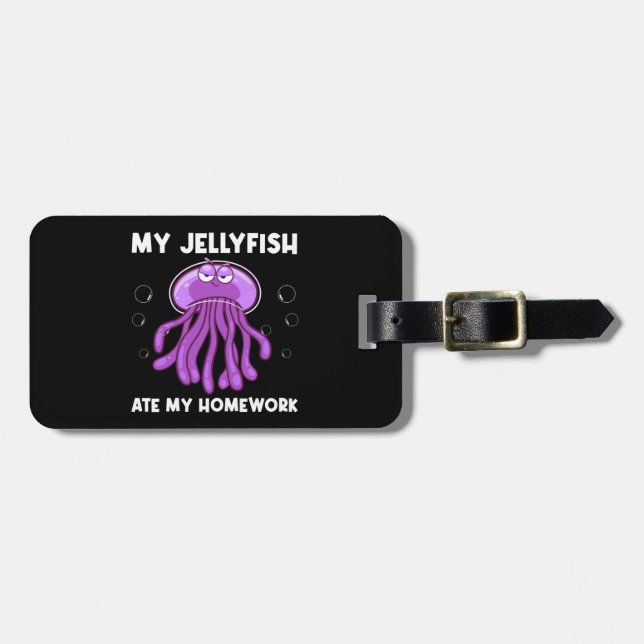 Jellyfish Älskare Bagagebricka (Horisontell Framsida)