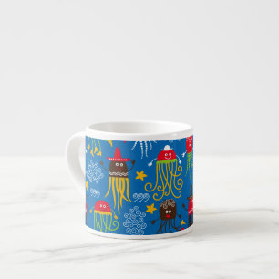 Jellyfish and Octopus Espressomugg