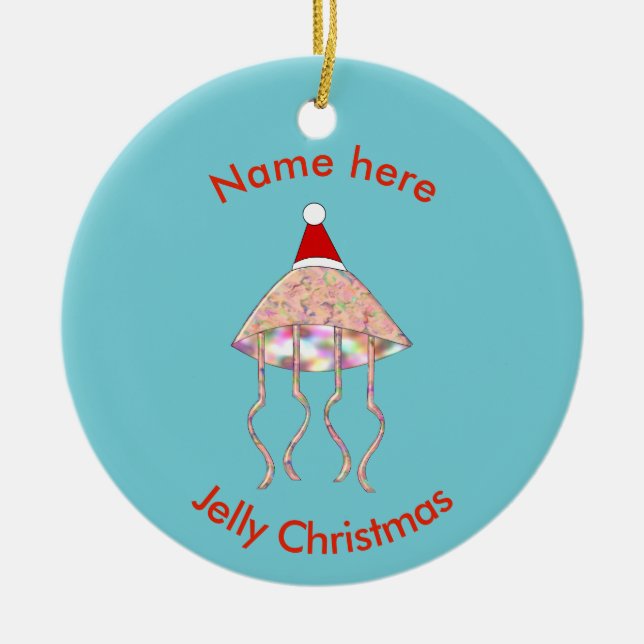 Jellyfish-Anpassningsbarna i party, jul Ornament (Framsidan)
