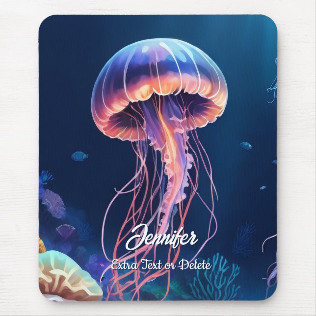 jellyfish art, white script name and extra text musmatta (Framsidan)