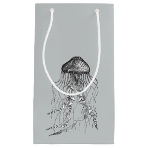Jellyfish Black and White Pencil Teckning Sketch