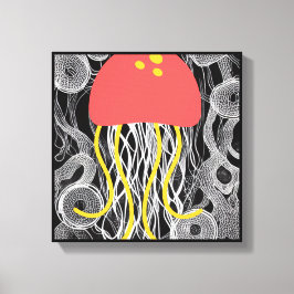 Jellyfish Canvastryck