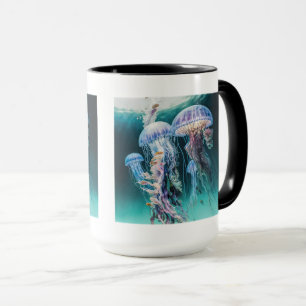 Jellyfish Combo Mugg, 15 oz Mugg