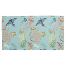 Jellyfish Coral och Tropical Fish