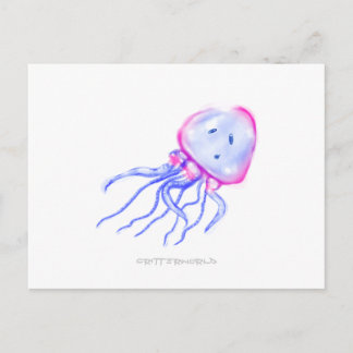 Jellyfish Critter Vykort