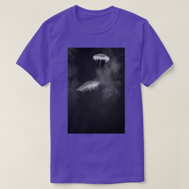 Jellyfish Dance IV i BW Vladivostok Aquarium T Shirt (Design framsida)
