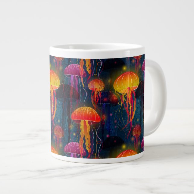 Jellyfish Dance Jumbo Mugg (Framsida höger)