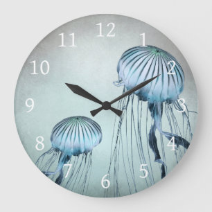 Jellyfish Dance Stor Klocka