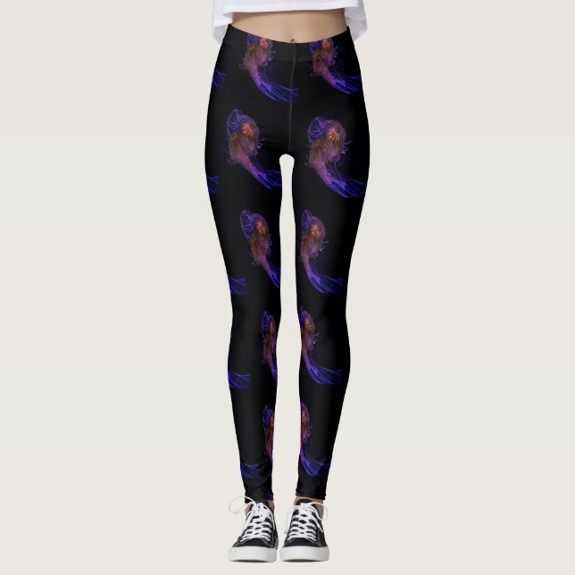 Jellyfish-danspartner Leggings (Framsida)