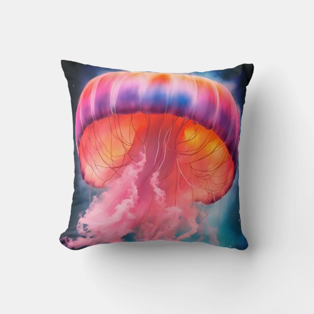 Jellyfish Dekorativ kudde (Framsida)