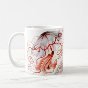 Jellyfish, Discomedusae, Ernst Haeckel Kaffemugg