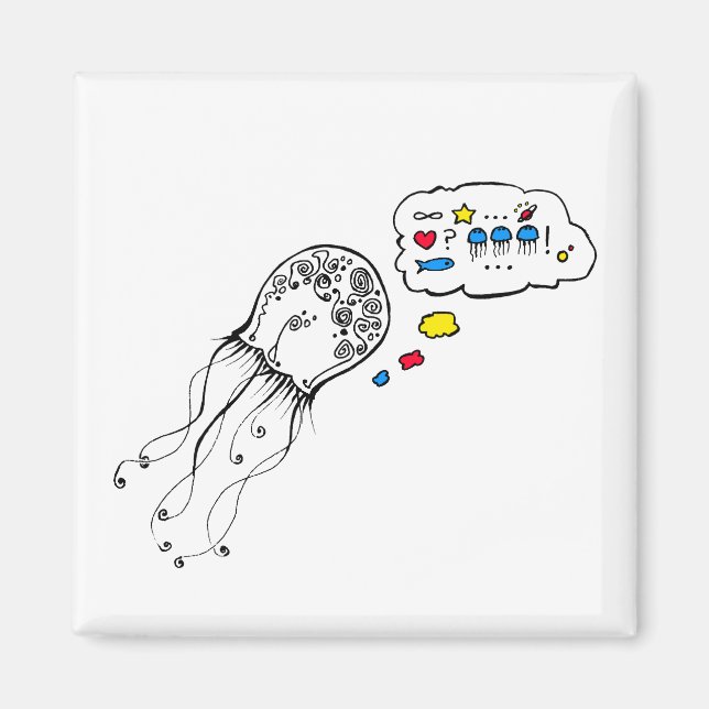 Jellyfish Dreams Magnet (Framsidan)