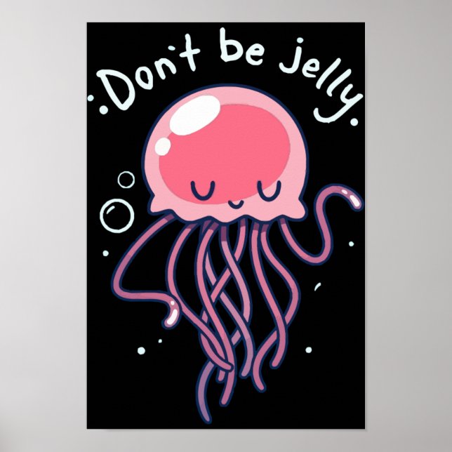 Jellyfish duger inte av gelé poster (Framsidan)