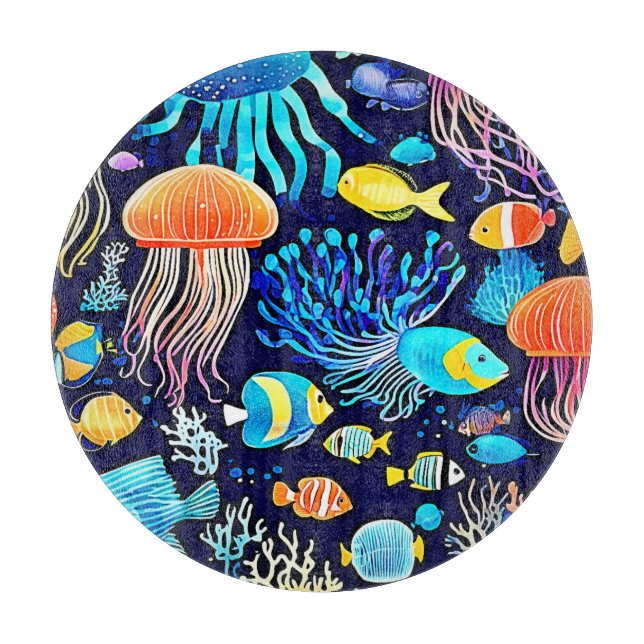 Jellyfish & Fish: Deep Sea Delight (Framsidan)