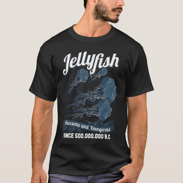 Jellyfish Fish Women Medusa Sting Species T Shirt (Framsida)