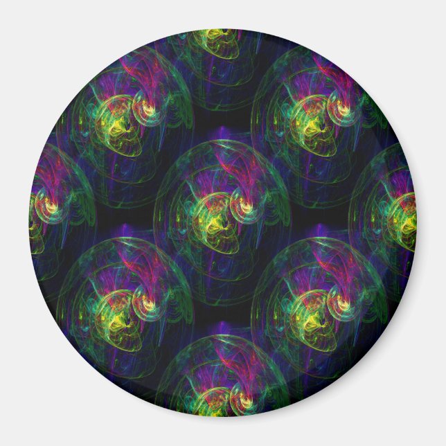 Jellyfish flyter.... magnet (Framsidan)