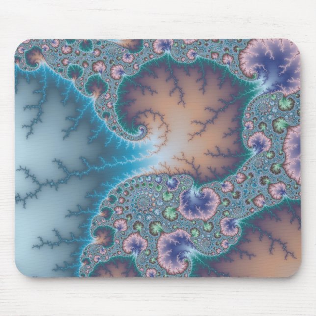 Jellyfish - Fractal Mousepad Musmatta (Framsidan)