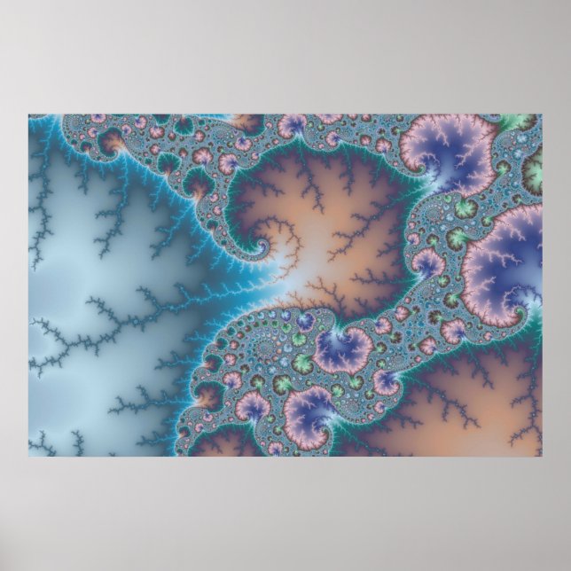 Jellyfish - Fractal Poster (Framsidan)