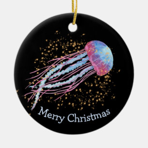 Jellyfish Gnistra Jul Julgransprydnad Keramik