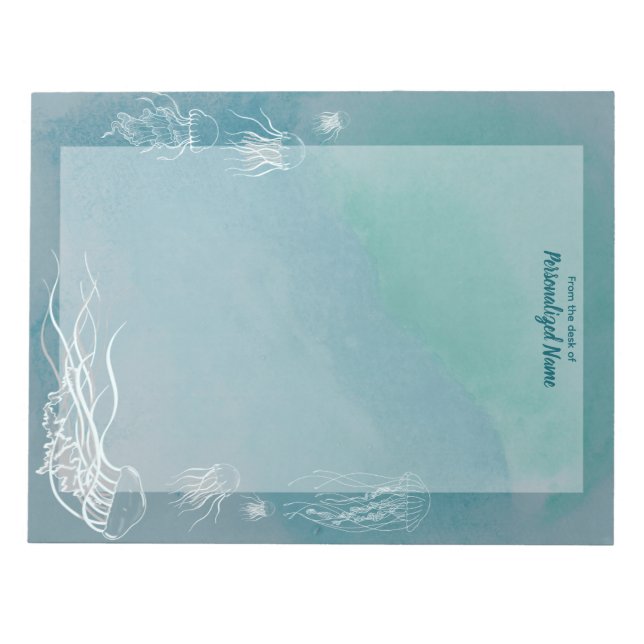 Jellyfish Jive, obeklädd Anteckningsblock (Framsida)