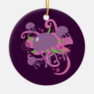 Jellyfish Julgransprydnad Keramik