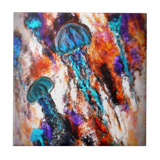 Jellyfish Jump Electric Kakelplatta (Framsidan)