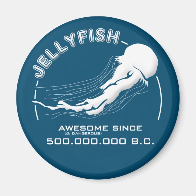 Jellyfish Living fossil Magnet (Framsidan)