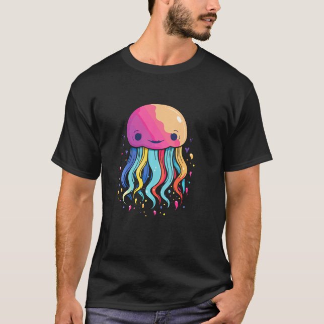 Jellyfish Long Sleeve T Shirt (Framsida)