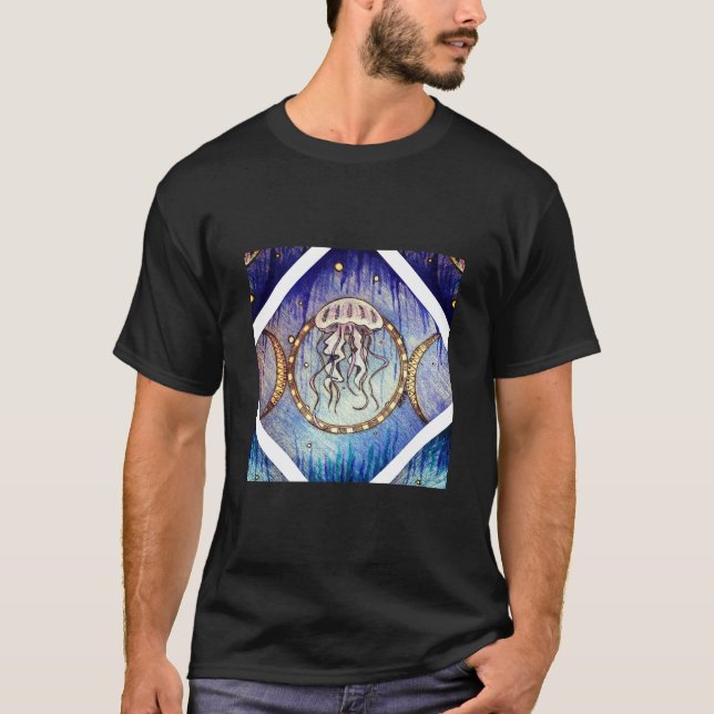 Jellyfish Måne T Shirt (Framsida)