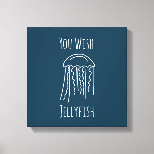 Jellyfish Marine life modern Canvastryck