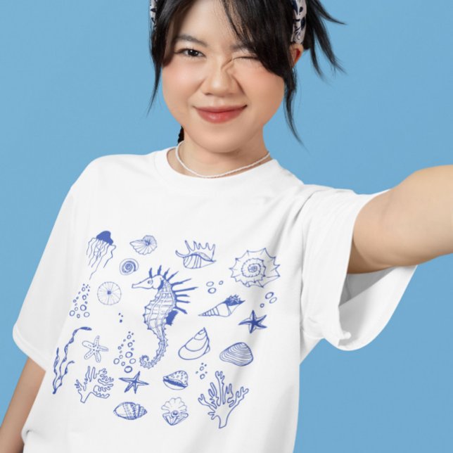 Jellyfish Marine Life T Shirt (Skapare uppladdad)