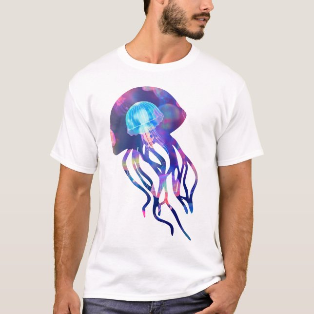 Jellyfish Mode Manar T Shirt (Framsida)