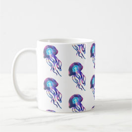 Jellyfish Mode Patterned Kaffemugg