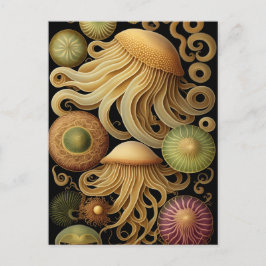 Jellyfish | Modern Haeckel Vykort