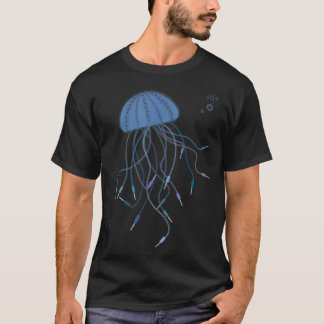 Jellyfish Modular Synthesizer Audio Cables T Shirt