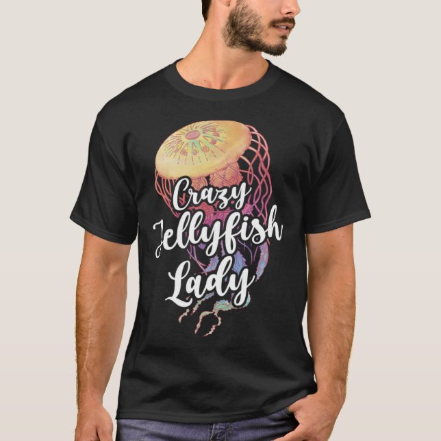 Jellyfish Ocean Animals Aquarium Tank Jelly Fish T Shirt (Framsida)