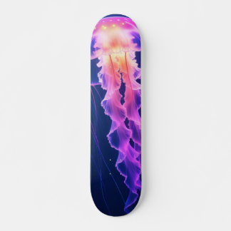 Jellyfish Ocean Underwater Life Mini Skateboard Bräda 18,5 Cm