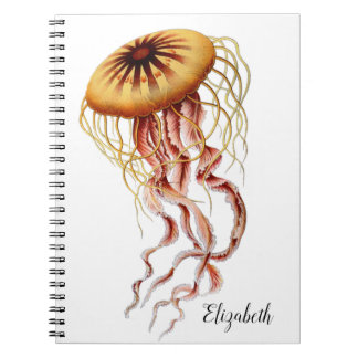Jellyfish Personlig Notebook Anteckningsbok