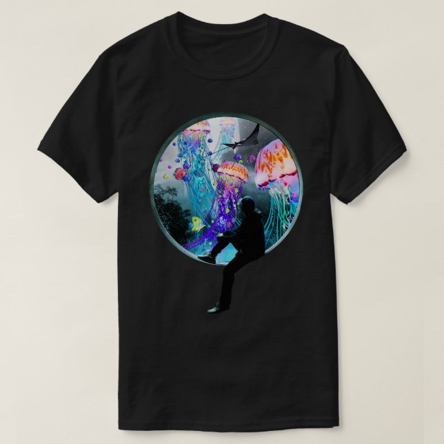 Jellyfish Portal T Shirt (Design framsida)