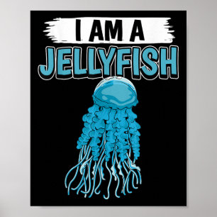 Jellyfish Quote I är en manyfish Poster