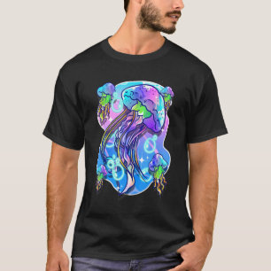 Jellyfish Retro Marine Life Jellyfish T Shirt