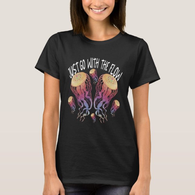 Jellyfish Sea Animals Underwater T Shirt (Framsida)