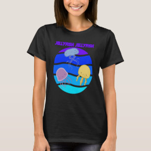 Jellyfish Sea Underwater Ocean life Animals Fish T Shirt