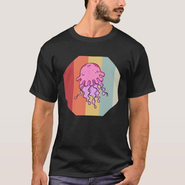 Jellyfish Smack Plankton Ephyra Creature T Shirt (Framsida)