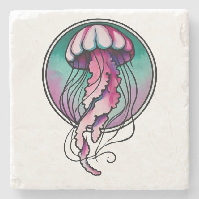 Jellyfish Stenunderlägg (Framsidan)